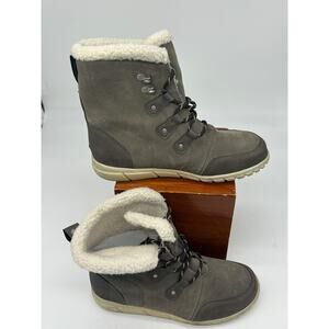 Women's Snow Winter Boots Magellan Size 8 Lace Up Warm Lined Preowned